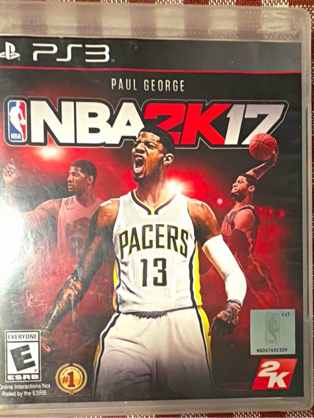 Sony NBA 2K17 PS3 Game - Red, White, Black